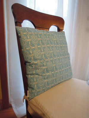 Amy Butler, organic, pillow, turquoise