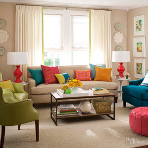 bright, colour, livingroom, 2017, homedecor