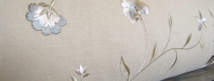 bolster pillow, linen, nikkidesigns