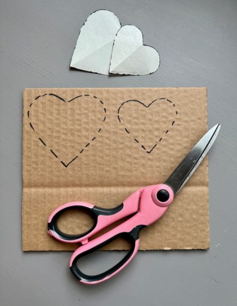 how to make yarn hearts