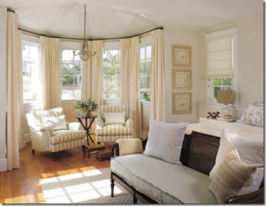 bay, window, treatment, covering, curtains