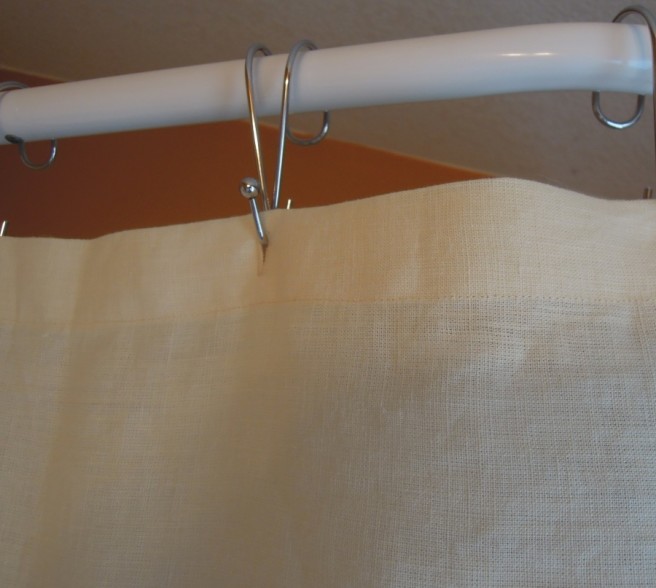 Hemp Shower Curtain NikkiDesigns