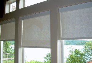 roller shades, roller blinds, Canada, white, 