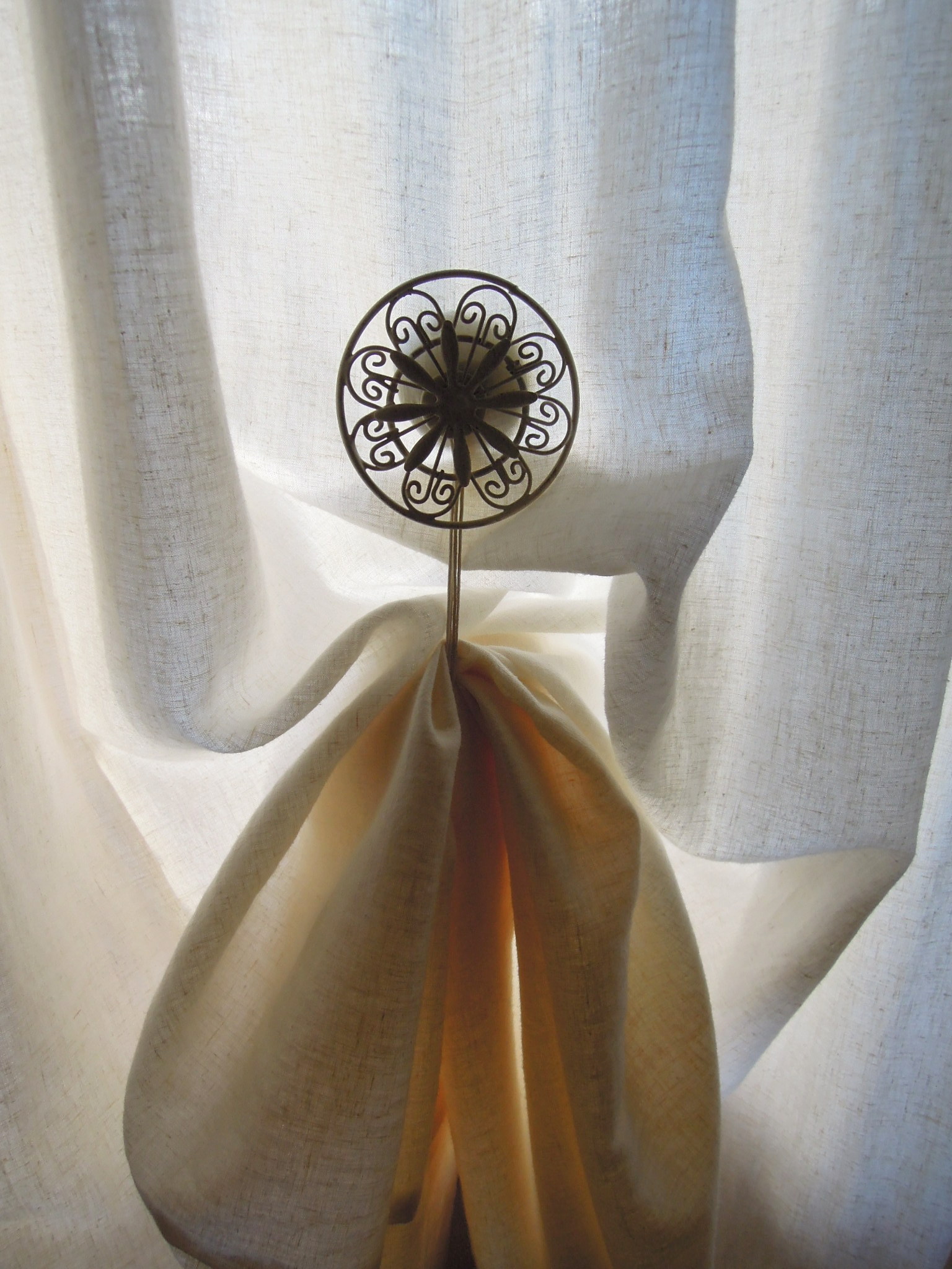 Magnetic Curtain Holdback DIY - NikkiDesigns