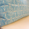 Organic Cotton Turquoise Pillow Cover, Amy Butler Fabric - Image 3