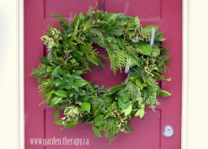 wreath, evergreen, fresh, holiday, christmas