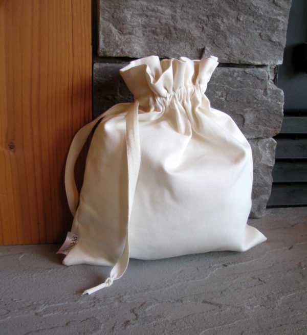 gift bag, hemp, organic, drawstring, canada
