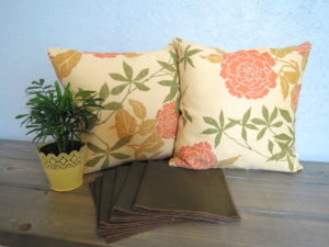 outdoor pillows, floral, nikkidesigns