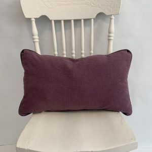 purple lumbar pillow