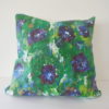 Handpainted Rainforest Pillow Cover