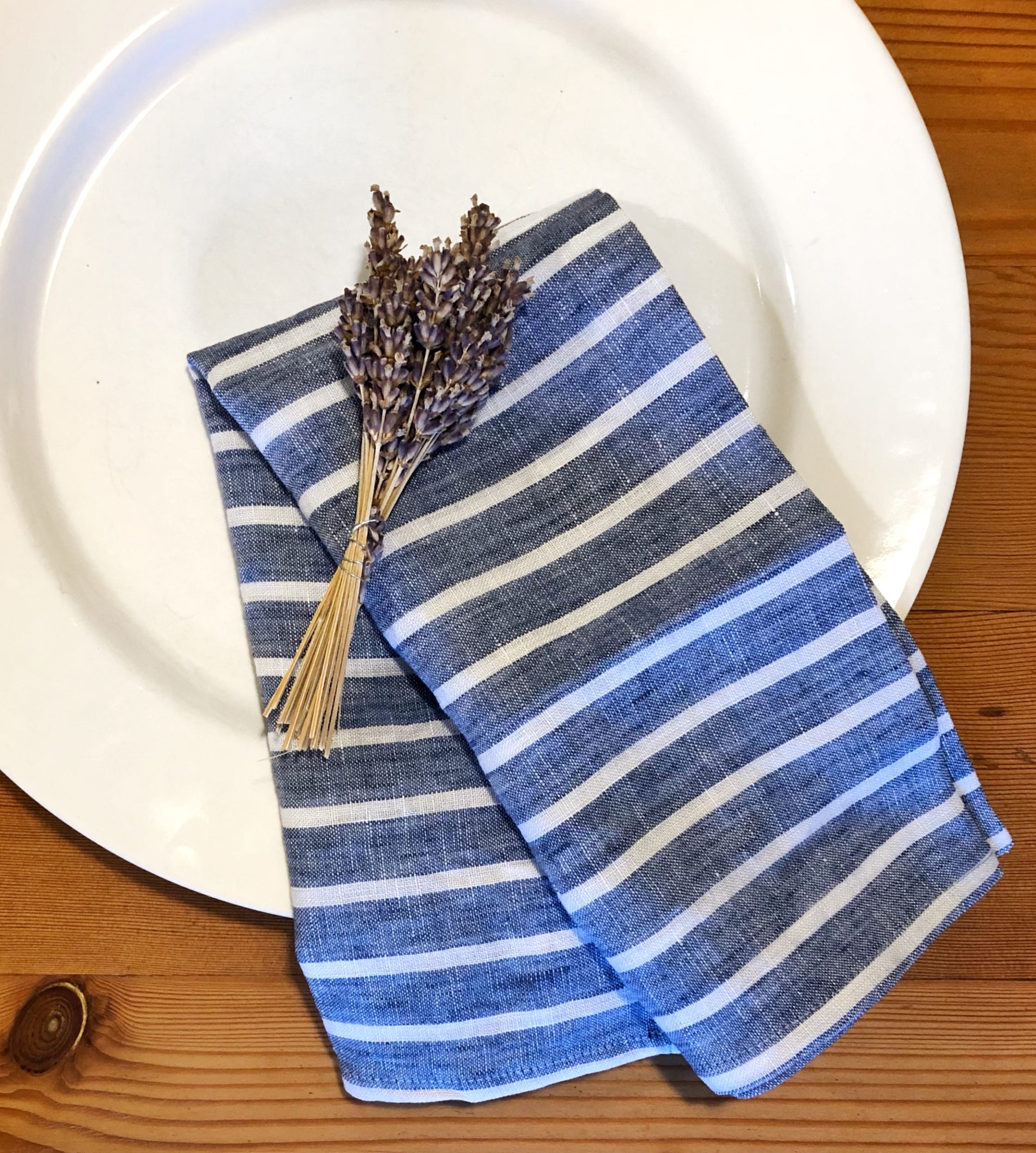 Pure, Washed Linen Napkins - NikkiDesigns