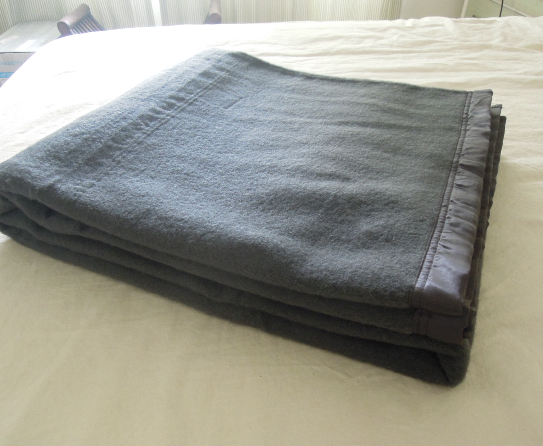 Merino Wool Blanket 72x92 NikkiDesigns