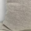 neutral linen pillow