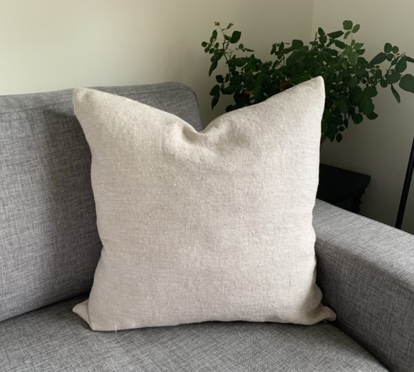 linen pillow 22x22