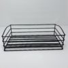 Black iron basket