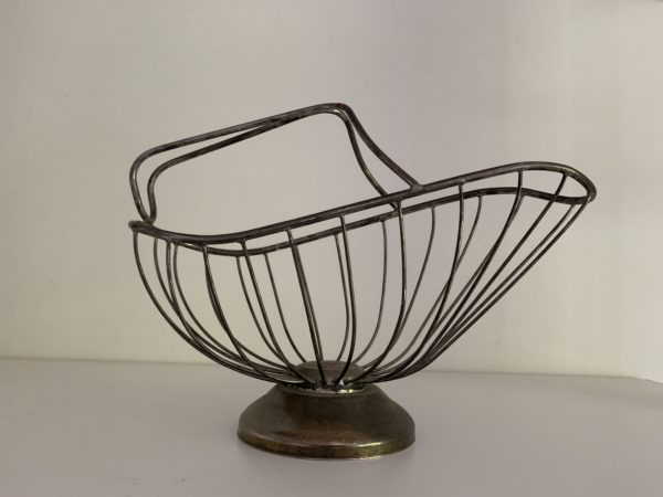 Vintage metal basket