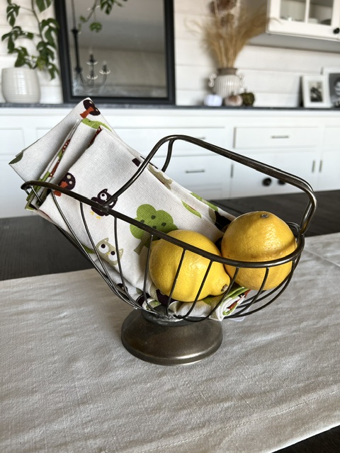 vintage wine basket