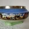 Vintage English Porcelain Footed Bowl with Silver Rim - Image 7