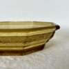 Vintage MCM Octagonal Amber Glass Bowl - Image 2