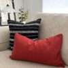 Burnt Orange Linen Pillow Covers - 12x20 - Image 6