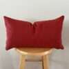 Burnt Orange Linen Pillow Covers - 12x20