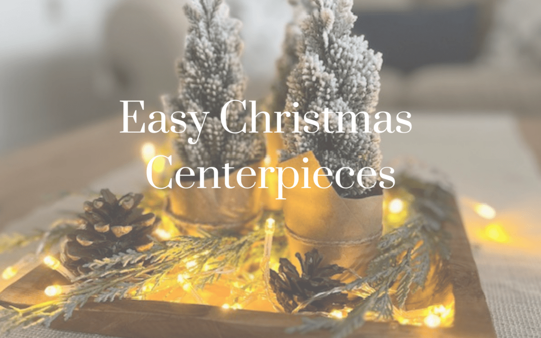 Easy Christmas Centerpiece Ideas Using Vintage Finds