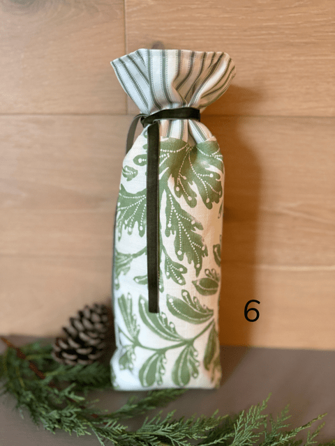 fabric bottle gift bag