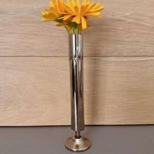 antique silver bud vase