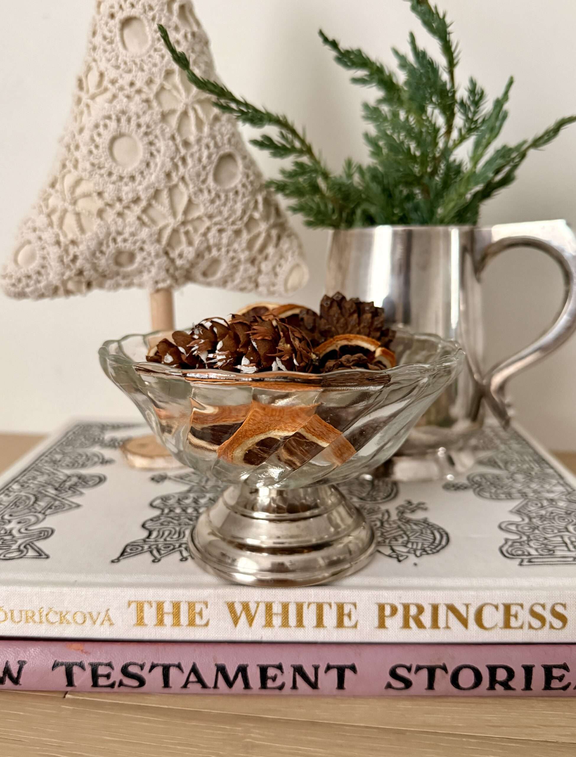 Handmade Vintage Lace Christmas Trees - Set of 2 - Image 6